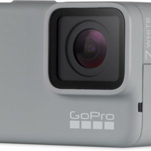 Een GoPro Hero 7 White actioncam van de voorzijde
