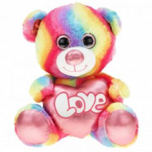 Regenboog knuffelbeer