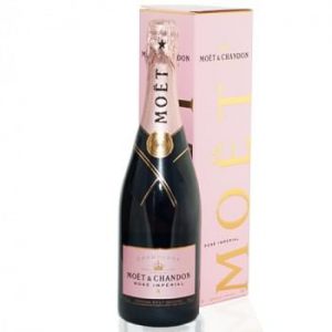 Roze moet champagne